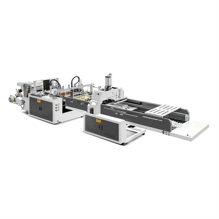 Warmtesnijmachine voor het maken van T--shirttassen