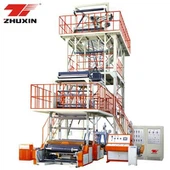 Three Layer Bubble Cooling IBC Afstandsbediening Roterende Filmmachine